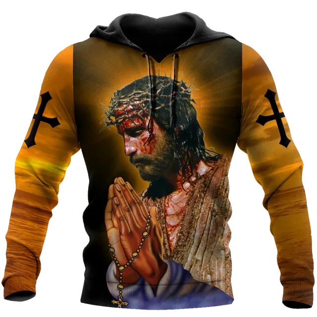Christianartbag Clothing, Unisex Hoodie Jesus Christ 3D, Christian 3D T-Shirt, Christian 3D Hoodie, Christian 3D Sweater, Personalized Hoodies.