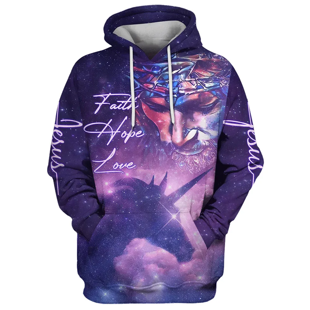Christianartbag Clothing, Way Maker Miracle Worker Promise Keeper Light In The Darkness My God, Christian 3D Hoodie, Christian 3D Sweater, Personalized Hoodies.