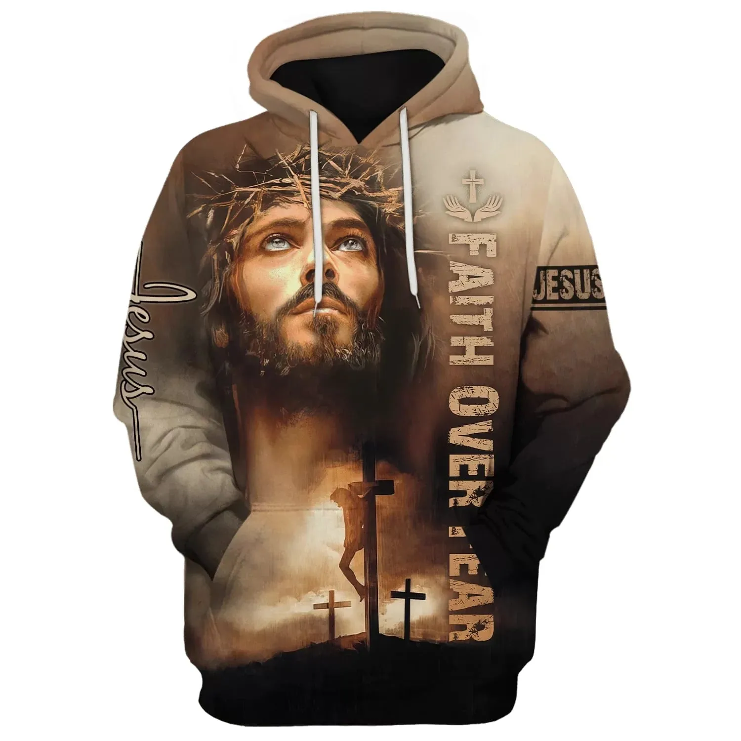 Christianartbag Clothing, Way Maker Miracle Worker Promise Keeper Light In The Darkness My God, Christian 3D Hoodie, Christian 3D Sweater, Personalized Hoodies.