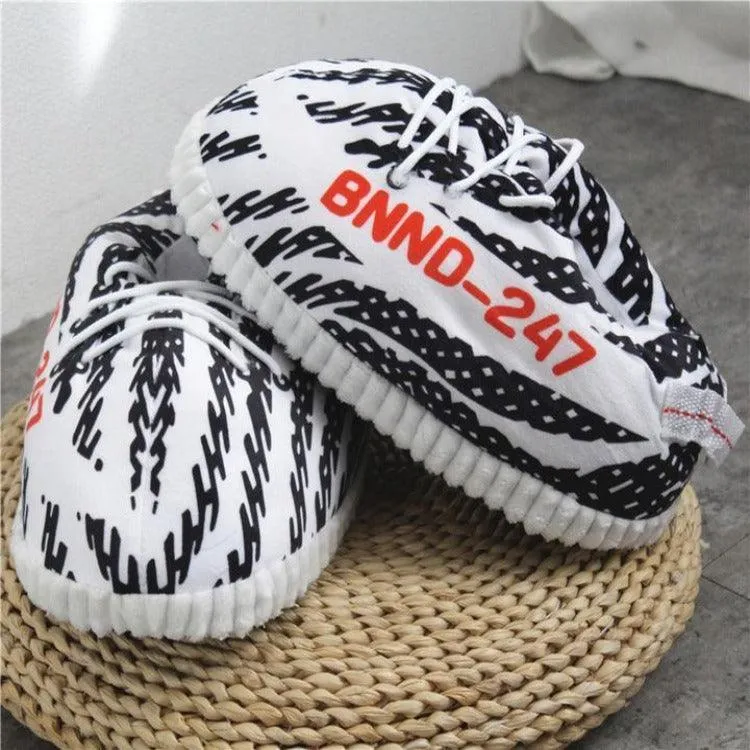 Comfortable Plush Sneaker Slippers – Cozy & Stylish