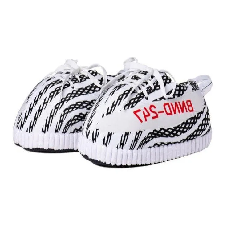 Comfortable Plush Sneaker Slippers – Cozy & Stylish