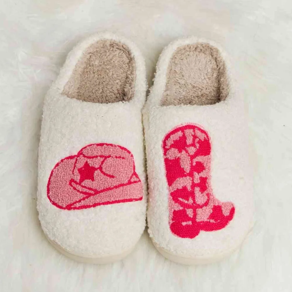 Comfy Cozy Plush Slide Slippers
