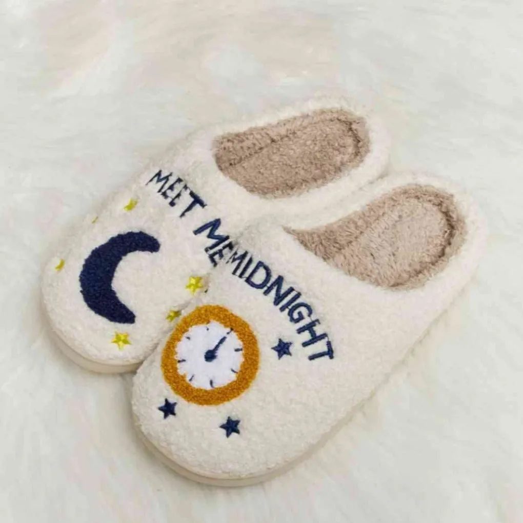 Comfy Cozy Plush Slide Slippers