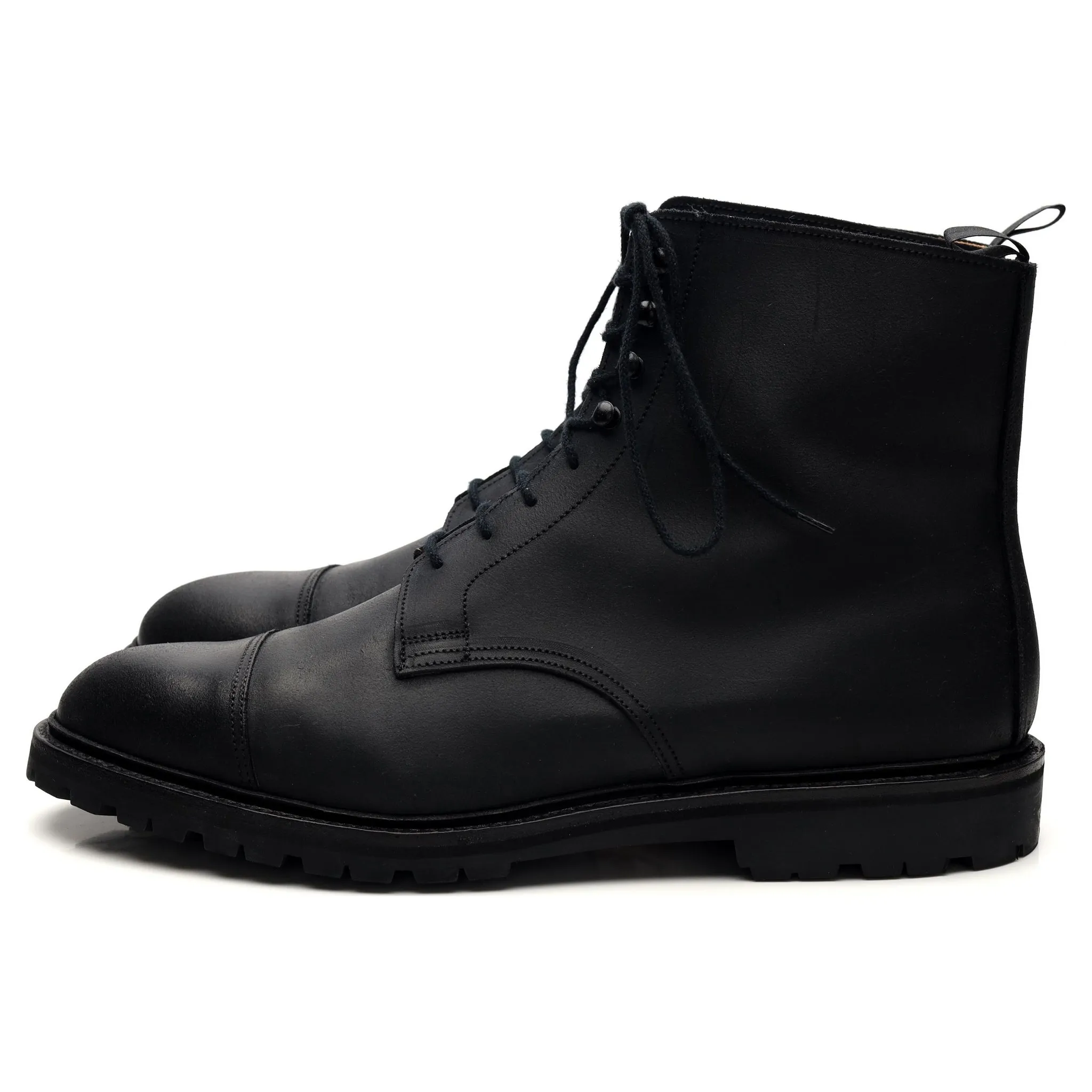 'Coniston' Black Rough-Out Suede Boots UK 11 E