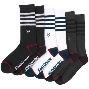 Core Socks, 3 Pack - Multi