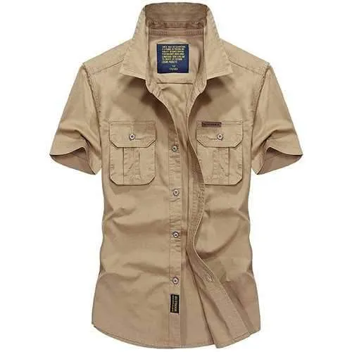 Cotton Loose Work Shirts