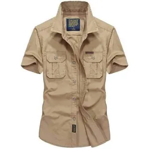 Cotton Loose Work Shirts