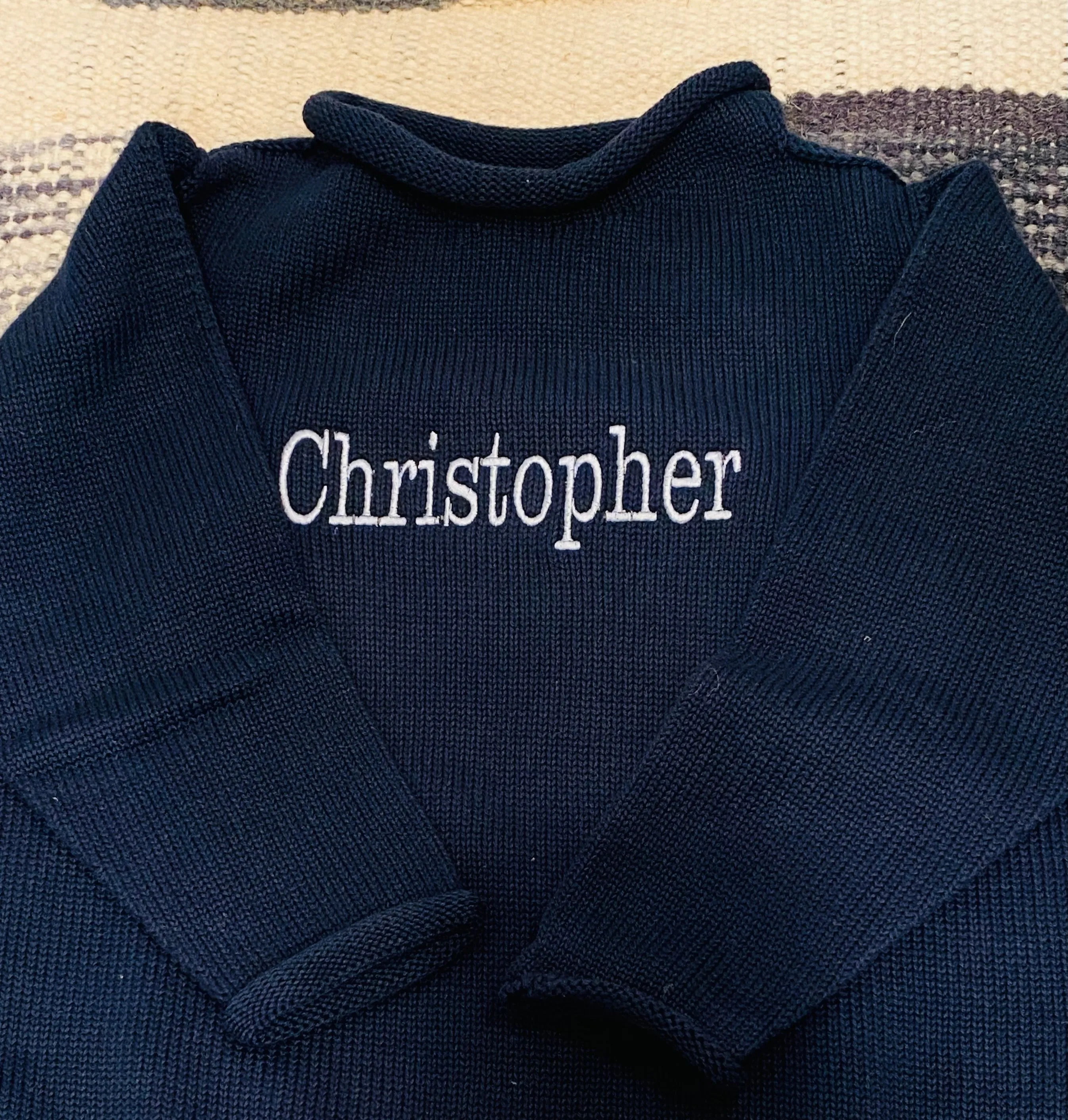 Cotton Roll Neck Sweater