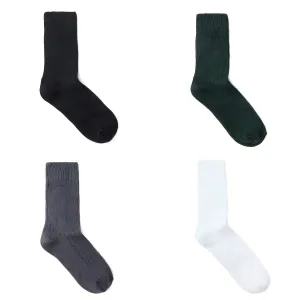 Cotton Thick Solid Socks
