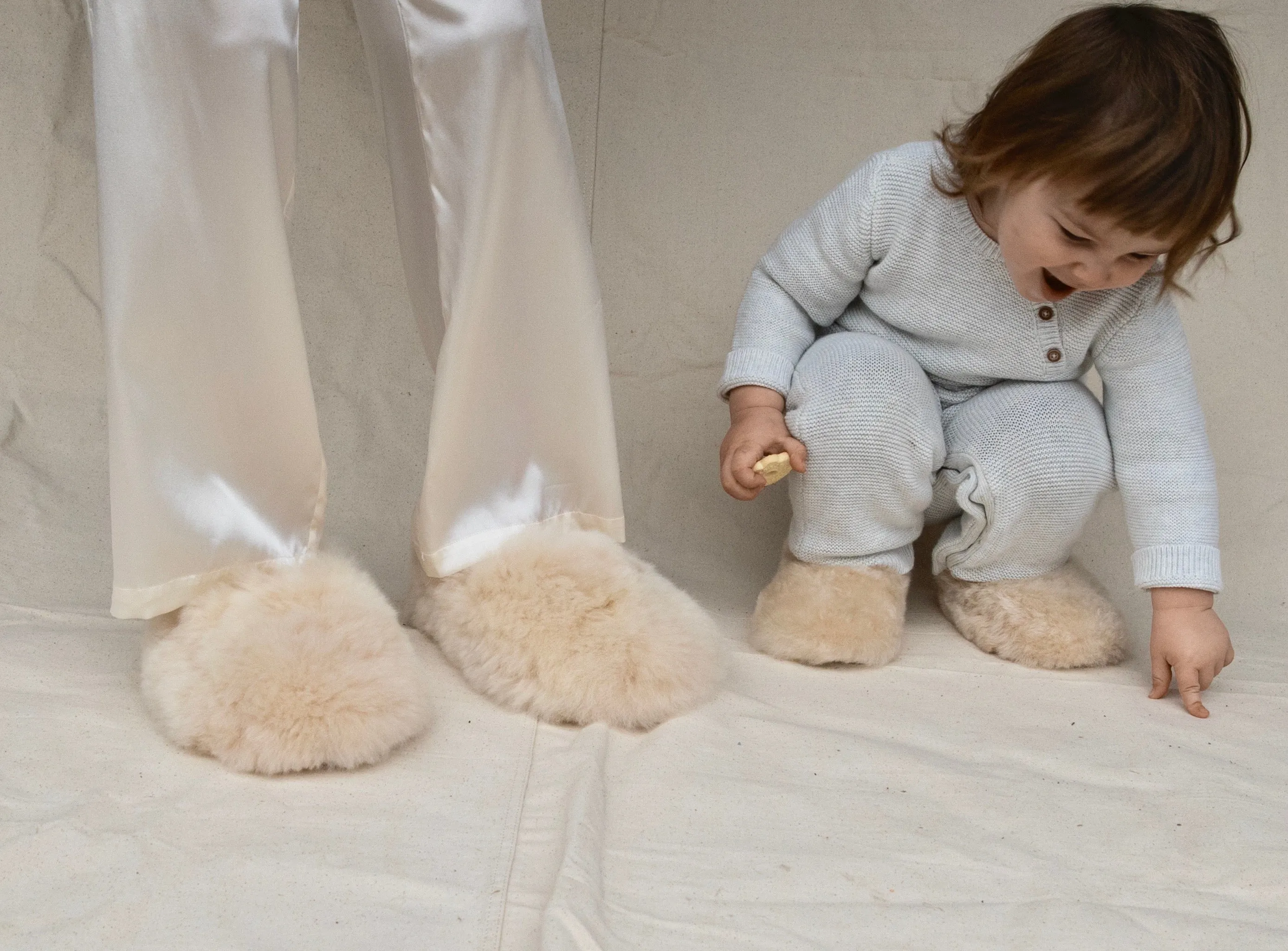 Cozy Childrens Alpaca Slipper
