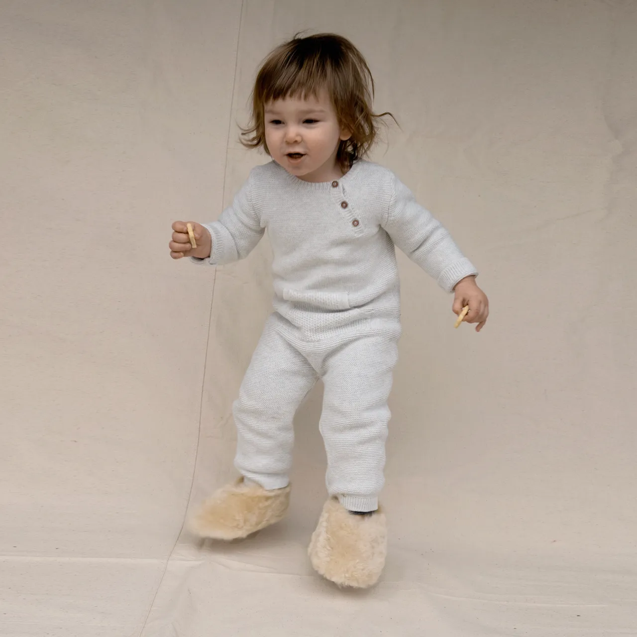Cozy Childrens Alpaca Slipper