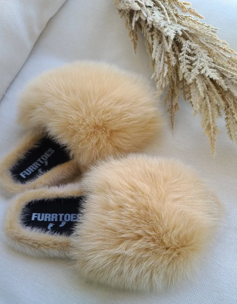 Cream Cozy Slippers