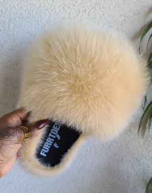 Cream Cozy Slippers