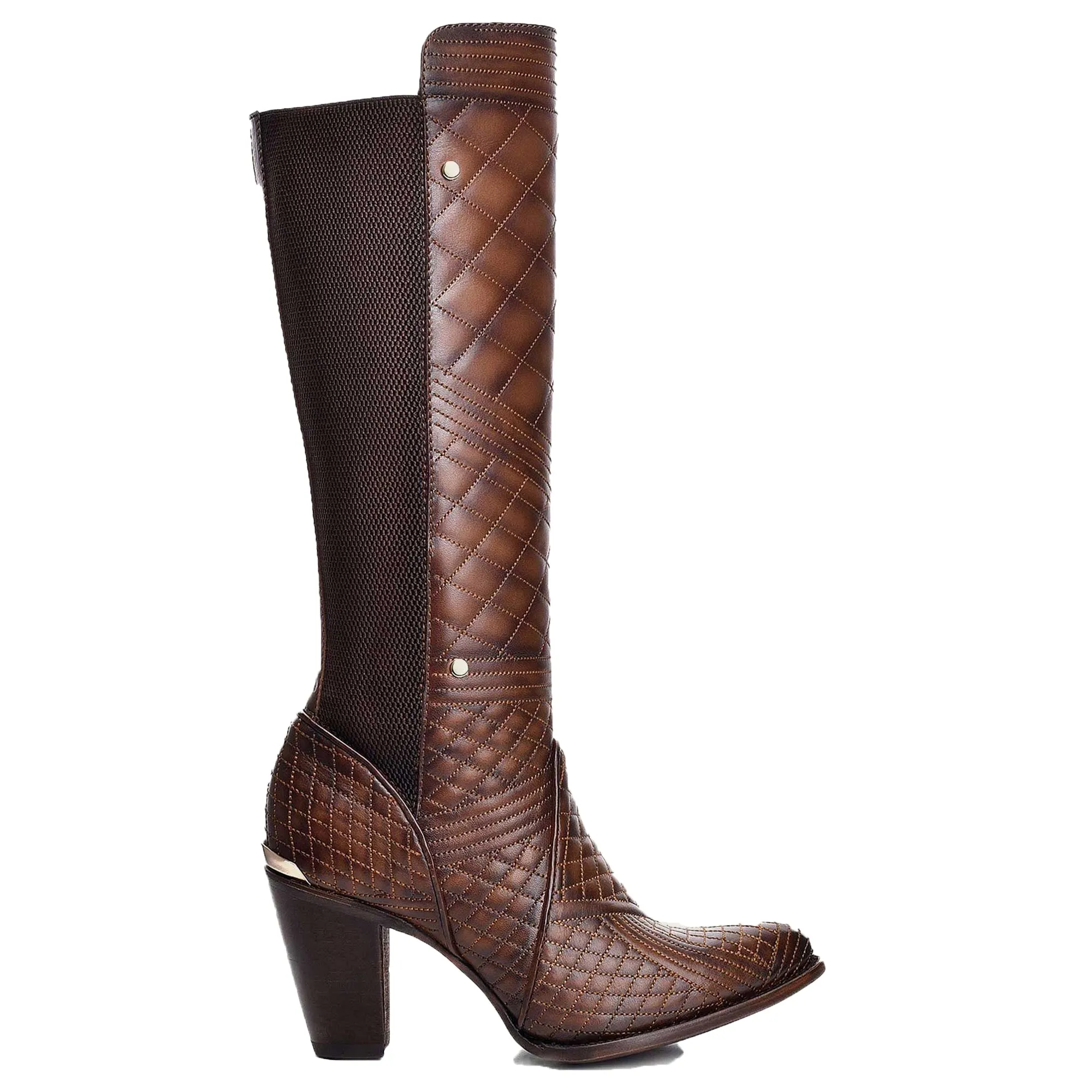 Cuadra Honey Embroidery Tall Boots