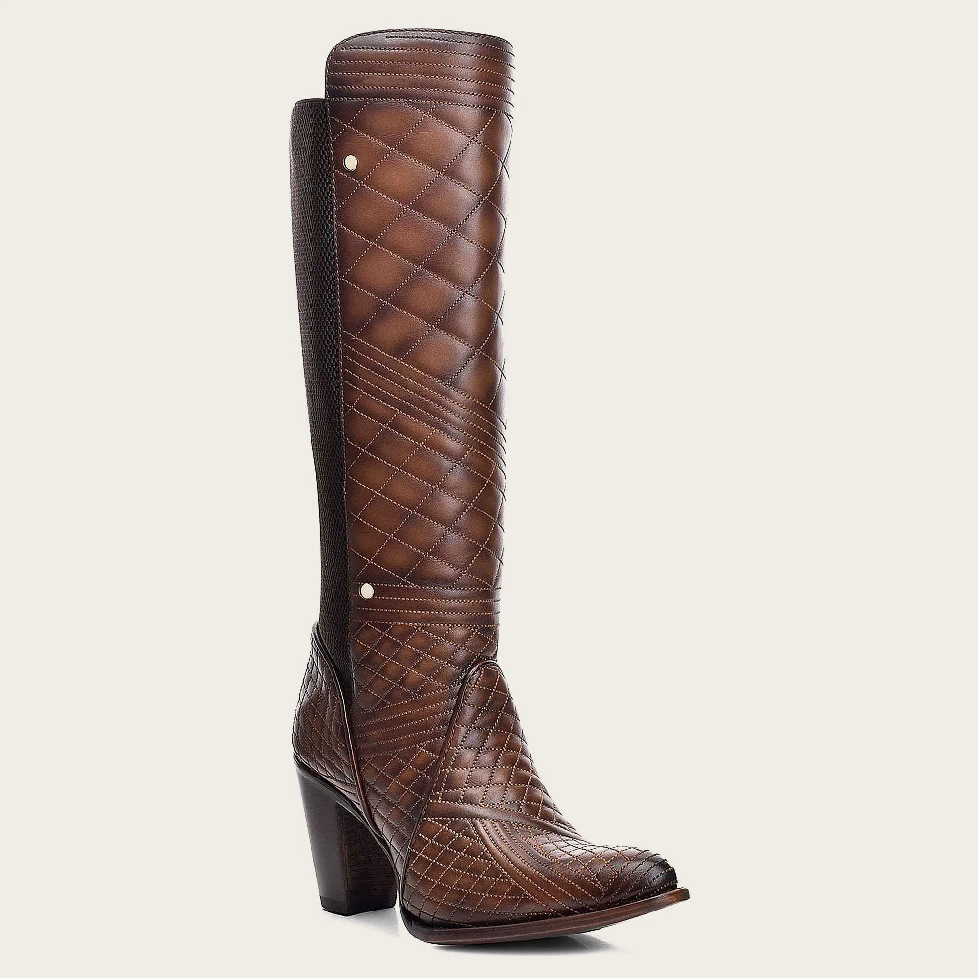 Cuadra Honey Embroidery Tall Boots