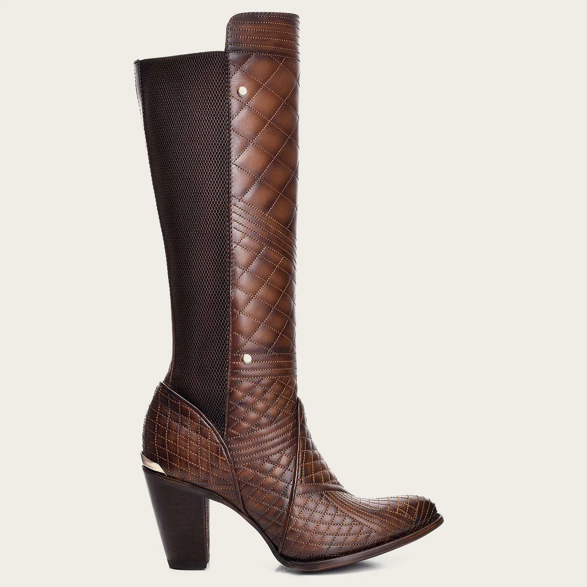 Cuadra Honey Embroidery Tall Boots