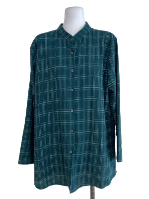 Dark Emerald Checkered Line Shirt