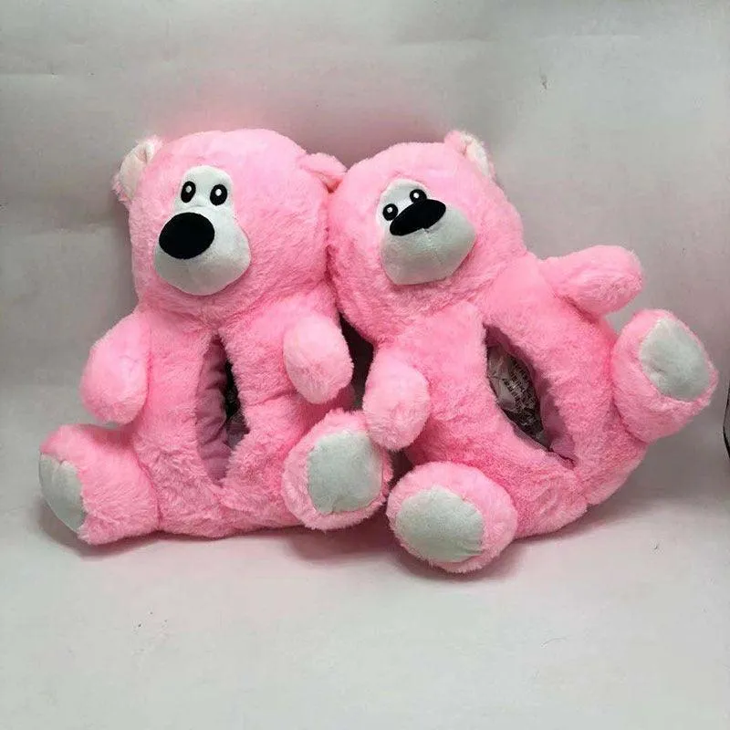 Dark Pink Home Slippers – Plush and Cozy for Winter Comfort