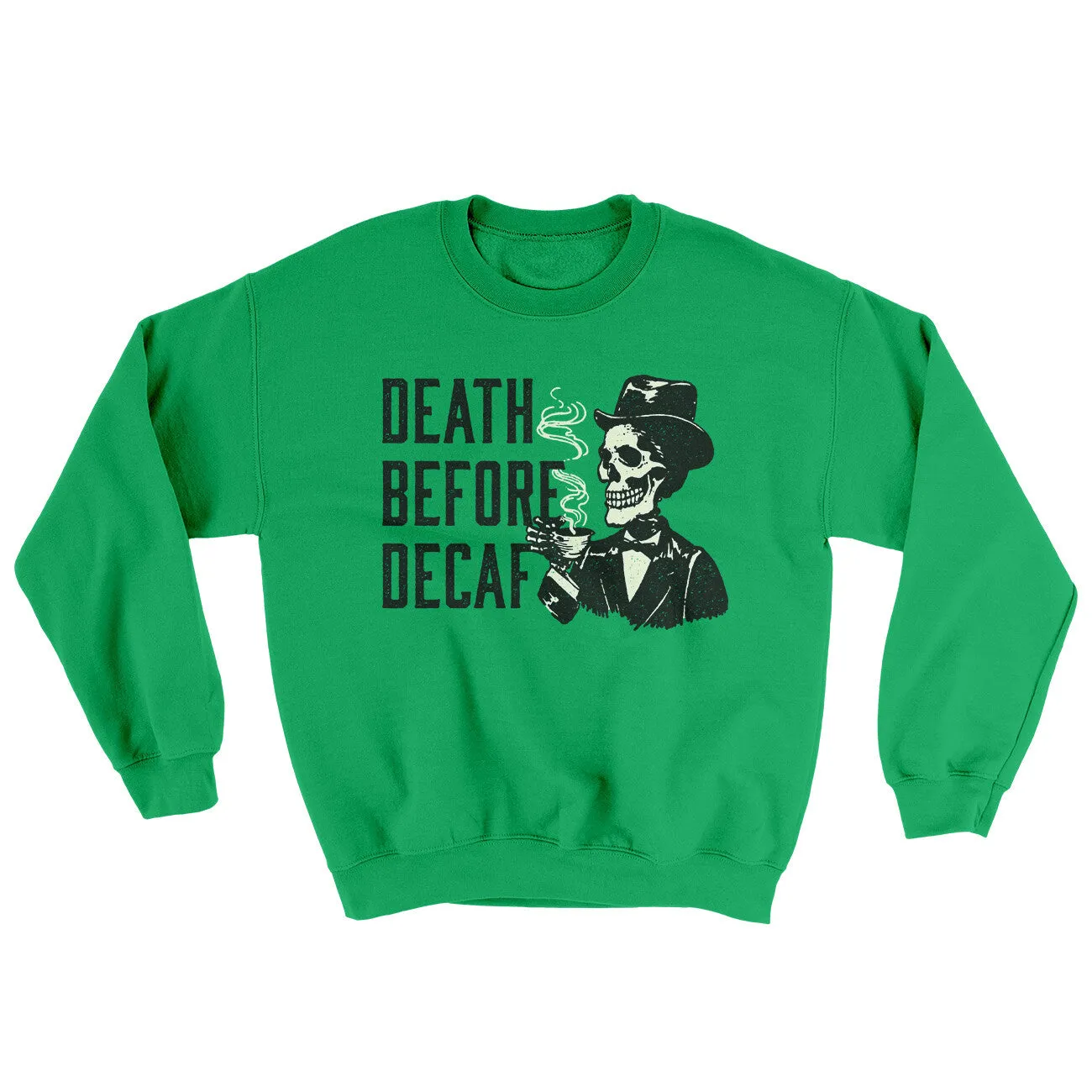 Death Before Decaf Ugly Sweater