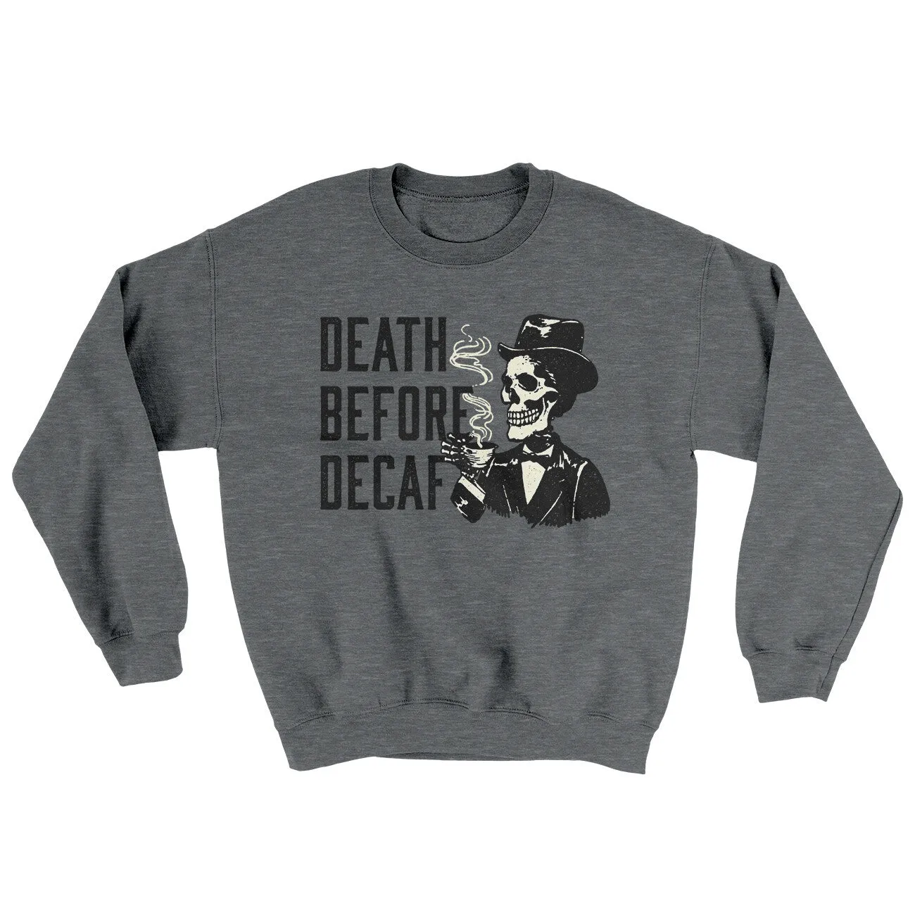 Death Before Decaf Ugly Sweater