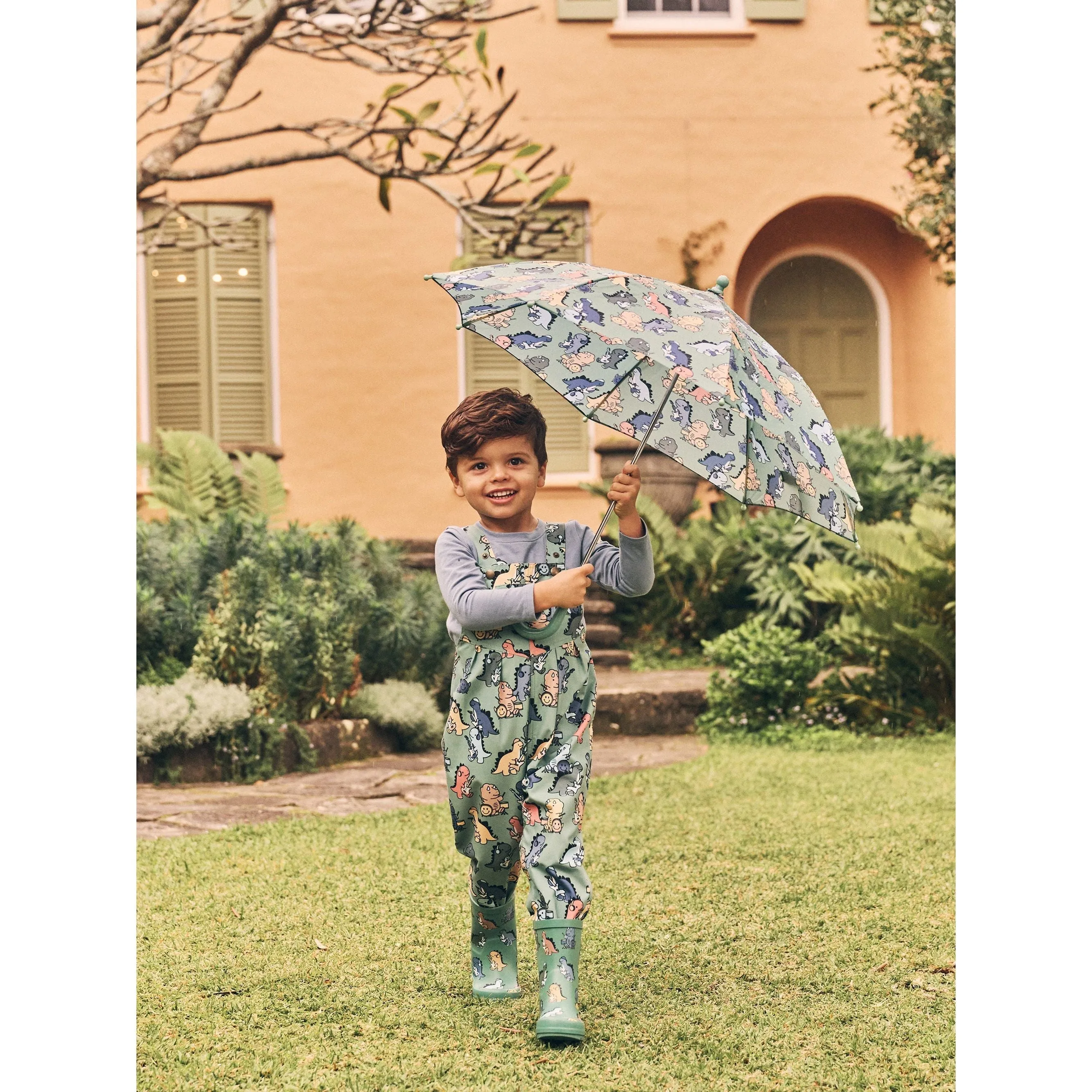 Dino Band Rainboot