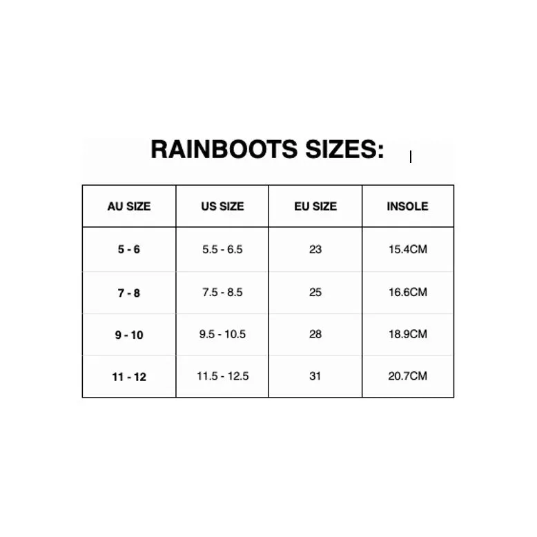 Dino Band Rainboot