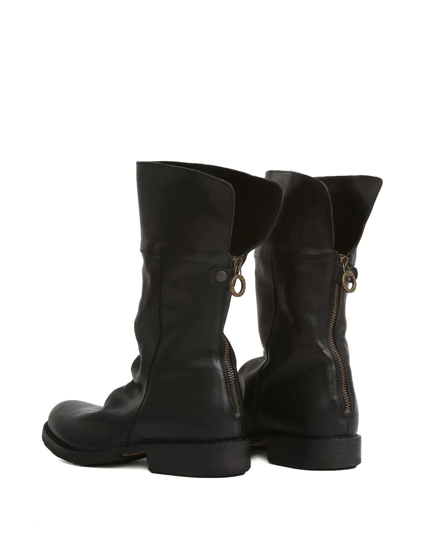 ELLA Black leather boots