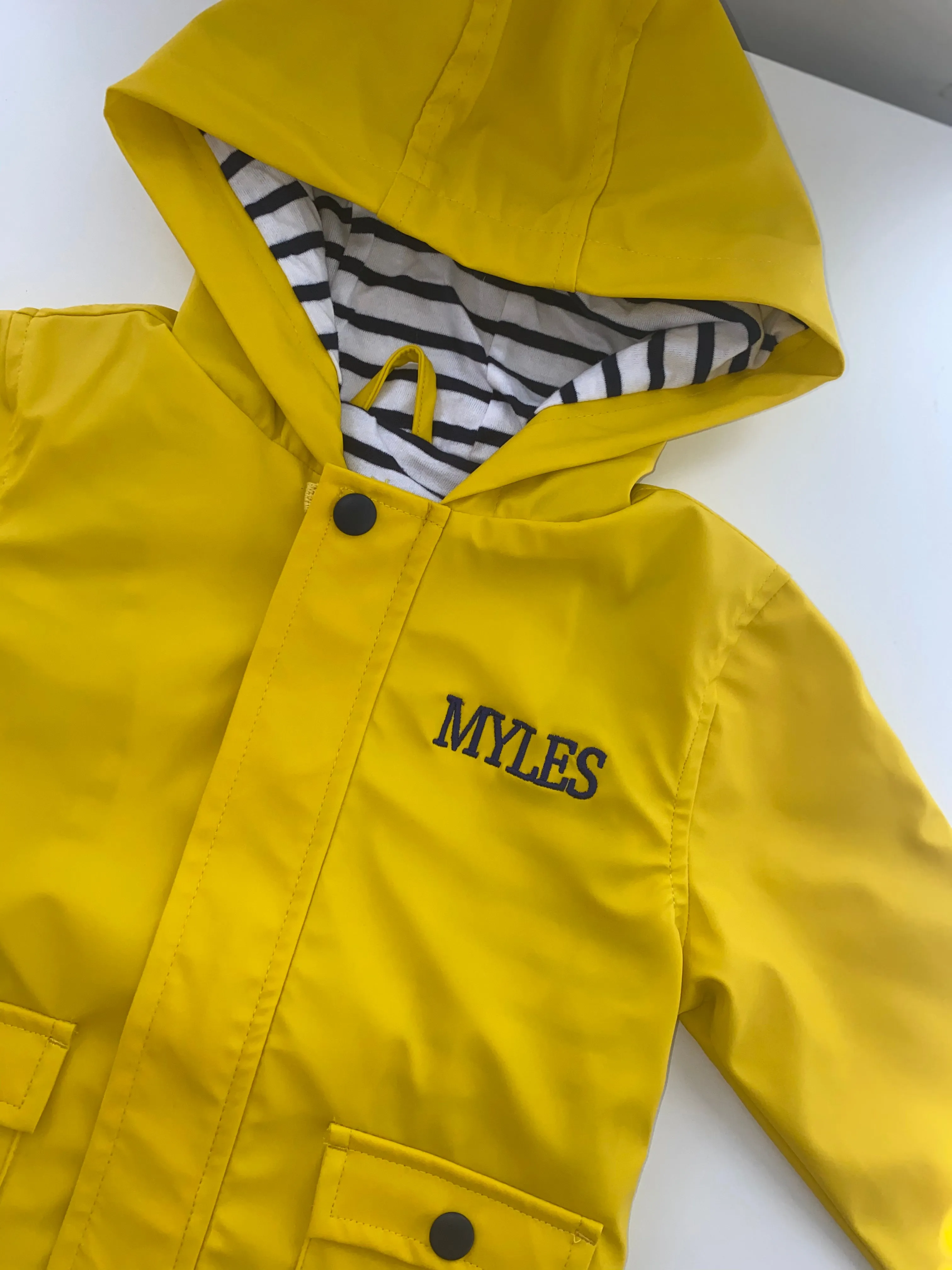 Embroidered Rain Jacket / Coat