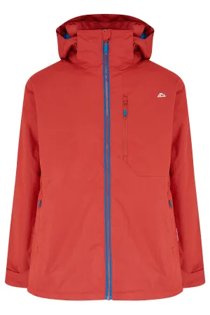 Endurance Mens Waterproof Coat - Fiery Red