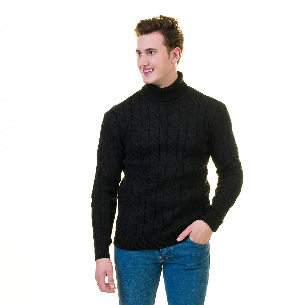 European Wool Luxury Zippered With Sweater Jacket Warm Winter Tailor Fit