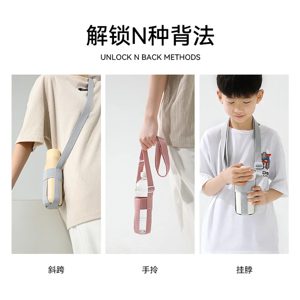 FaSoLa Portable Drink Bottle Strap - Grey