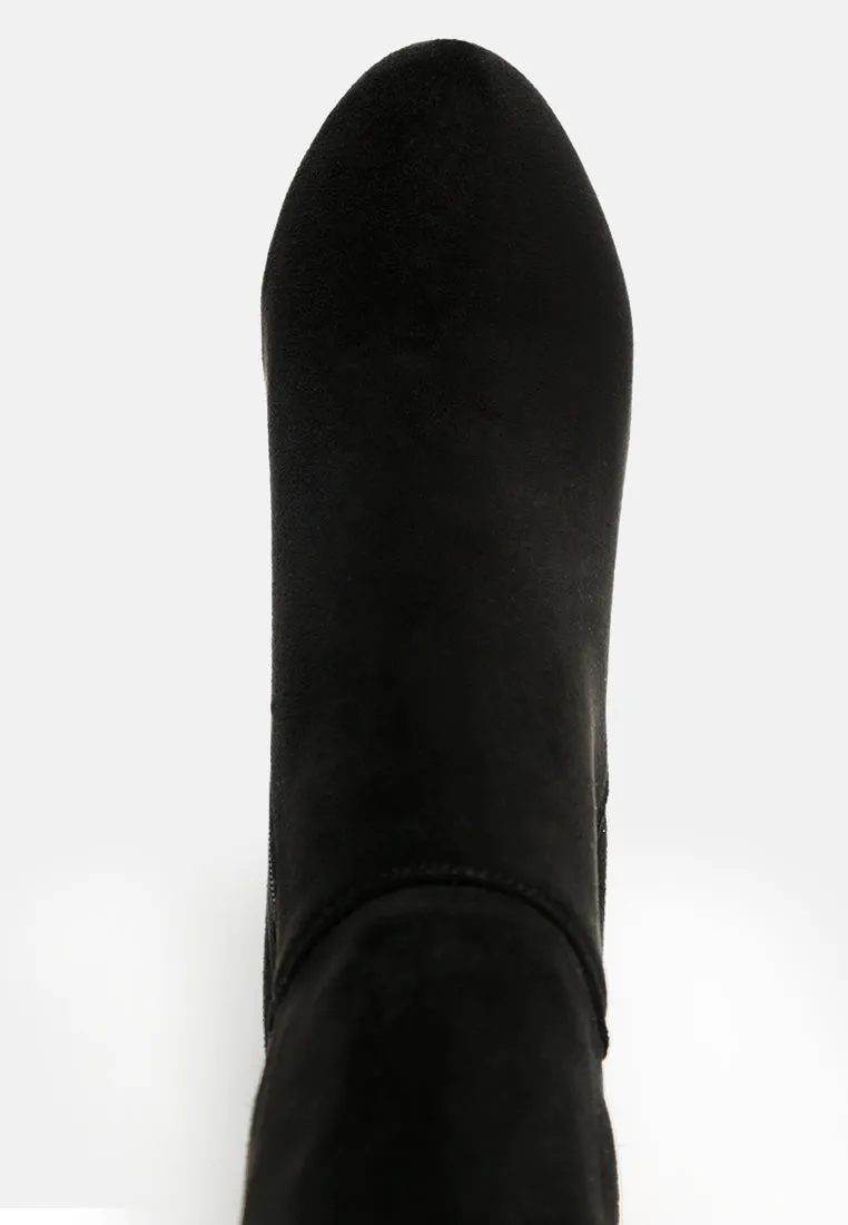 Fauna Knee High Block Heeled Boots By Ruw