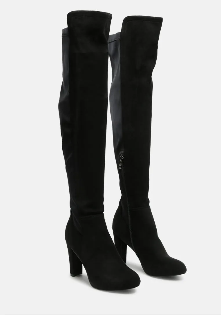 Fauna Knee High Block Heeled Boots By Ruw