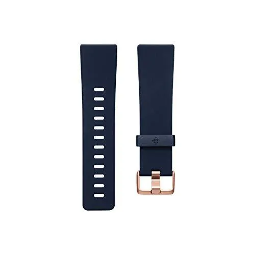 Fitbit Versa 2 Special Edition Health and Fitness Smart Watch with Heart Rate, Music, Alexa Built-In, Sleep and Swim Tracking, Navy and Pink Woven/Copper Rose, One Size (S and L Bands Included), 2.3