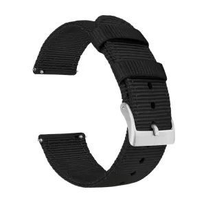 Fossil Gen 5 Two Piece NATO® style Black Watch Band