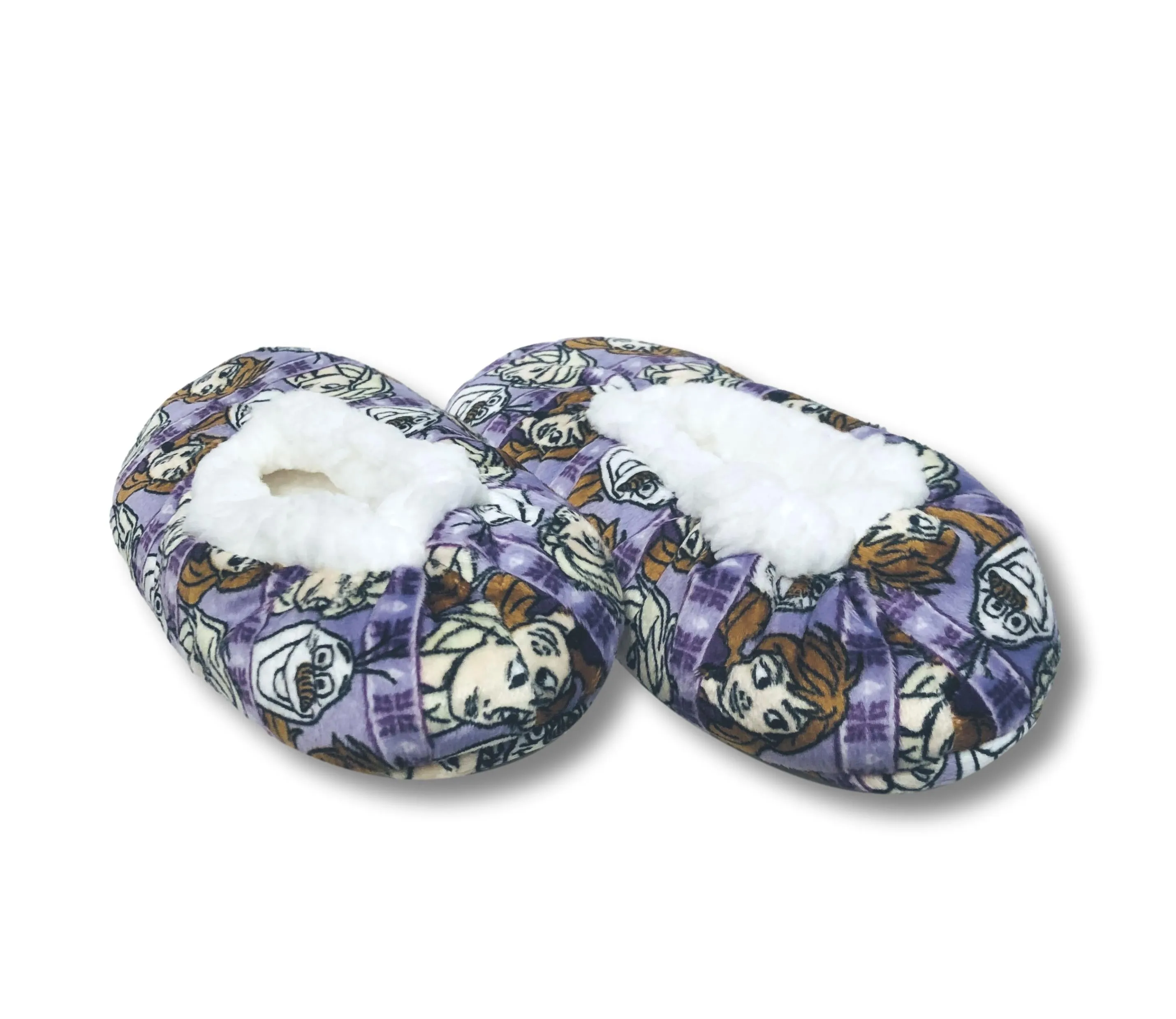 Frozen Girls Slippers Elsa Anna Fuzzy Slipper Socks for Kids