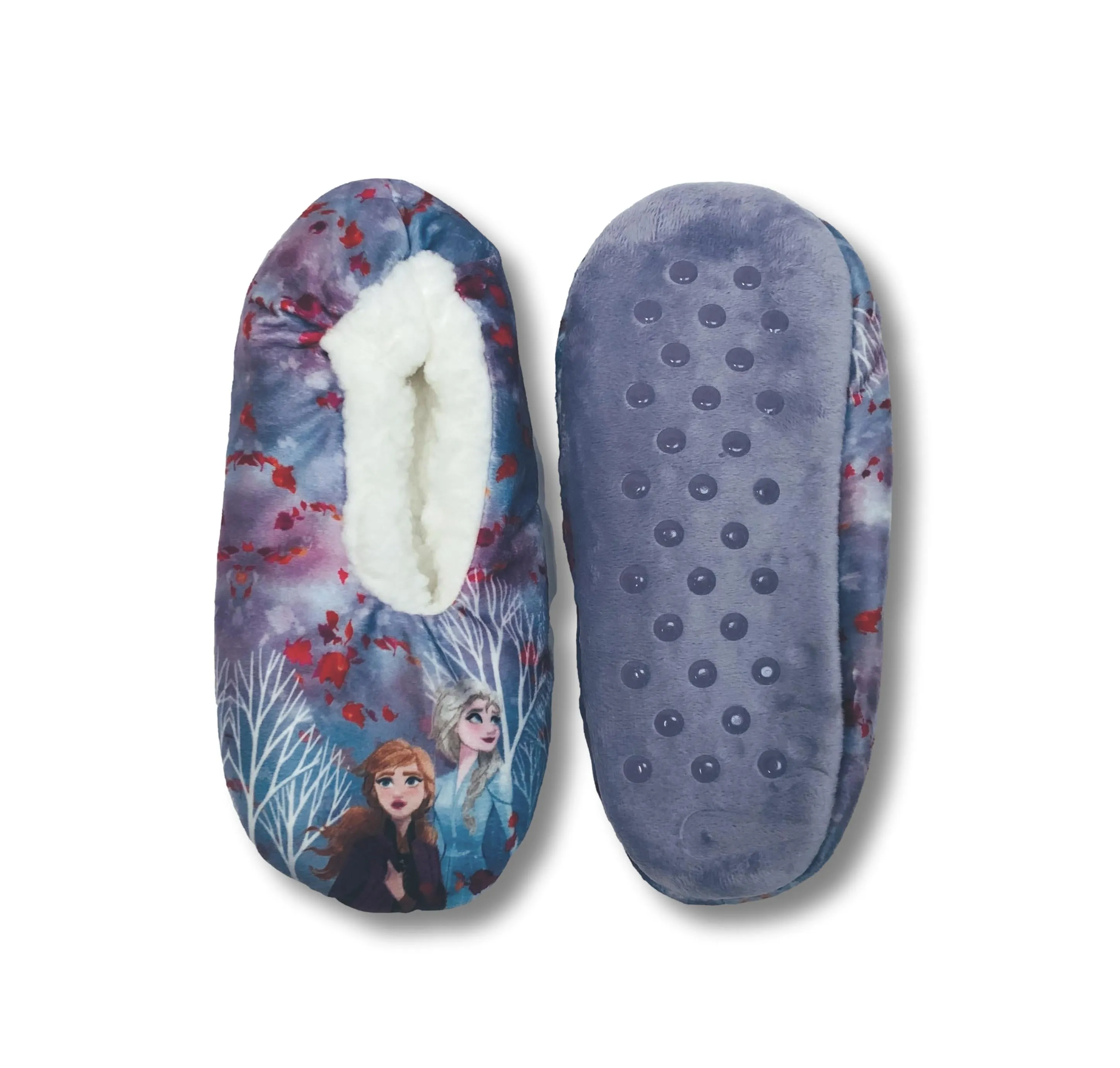 Frozen Girls Slippers Elsa Anna Fuzzy Slipper Socks for Kids