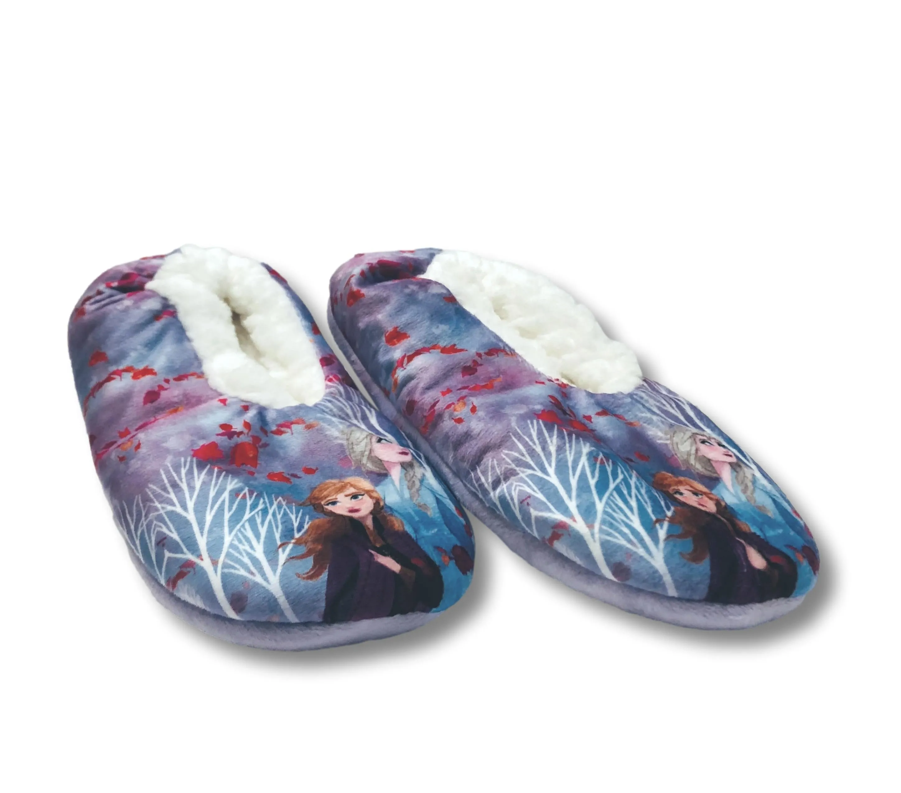 Frozen Girls Slippers Elsa Anna Fuzzy Slipper Socks for Kids