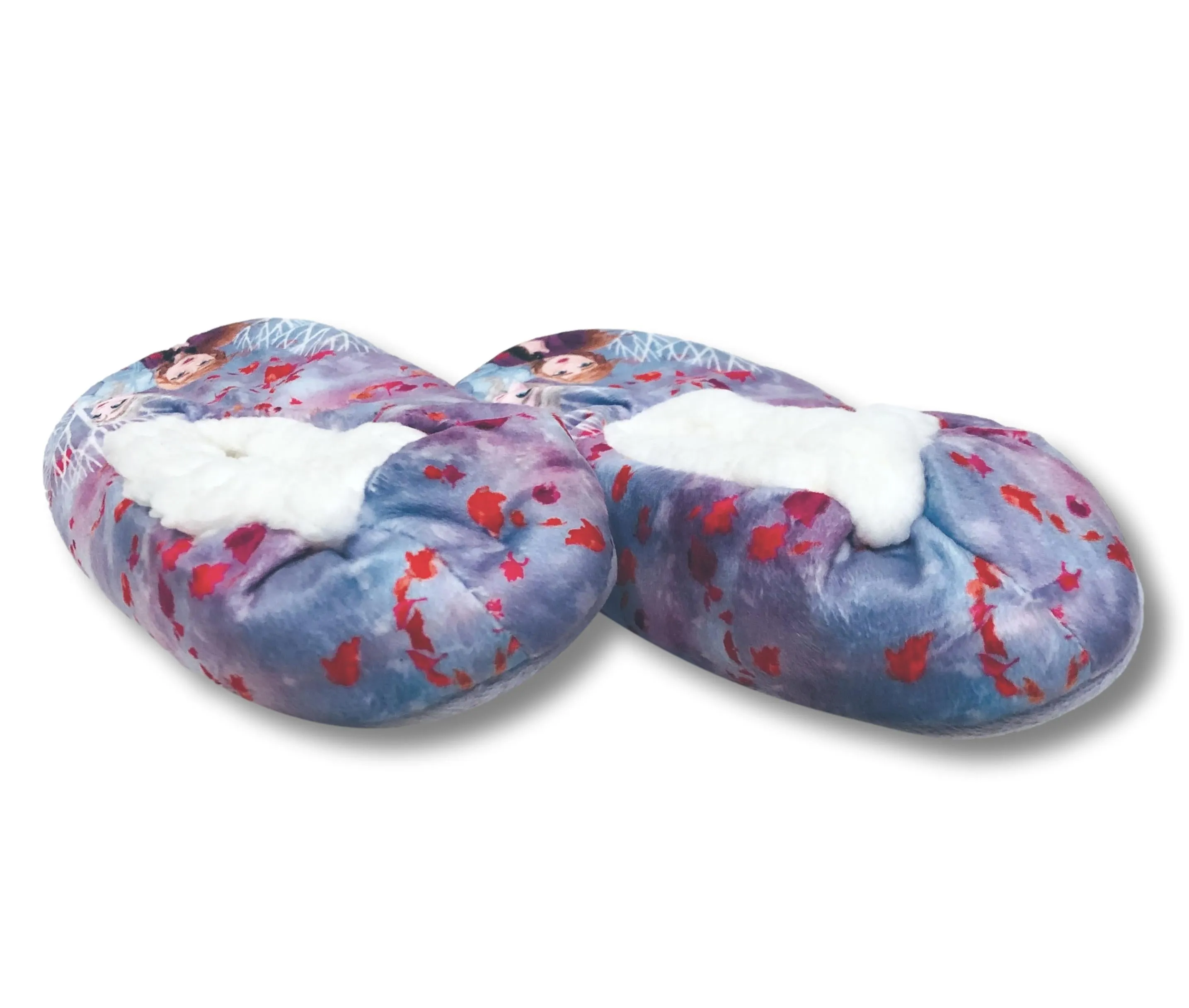 Frozen Girls Slippers Elsa Anna Fuzzy Slipper Socks for Kids