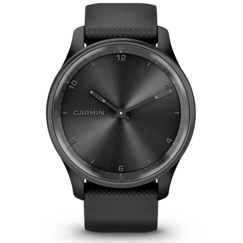 Garmin Vivomove Trend Hybrid Smartwatch, Slate Stainless Steel (010-02665-00)