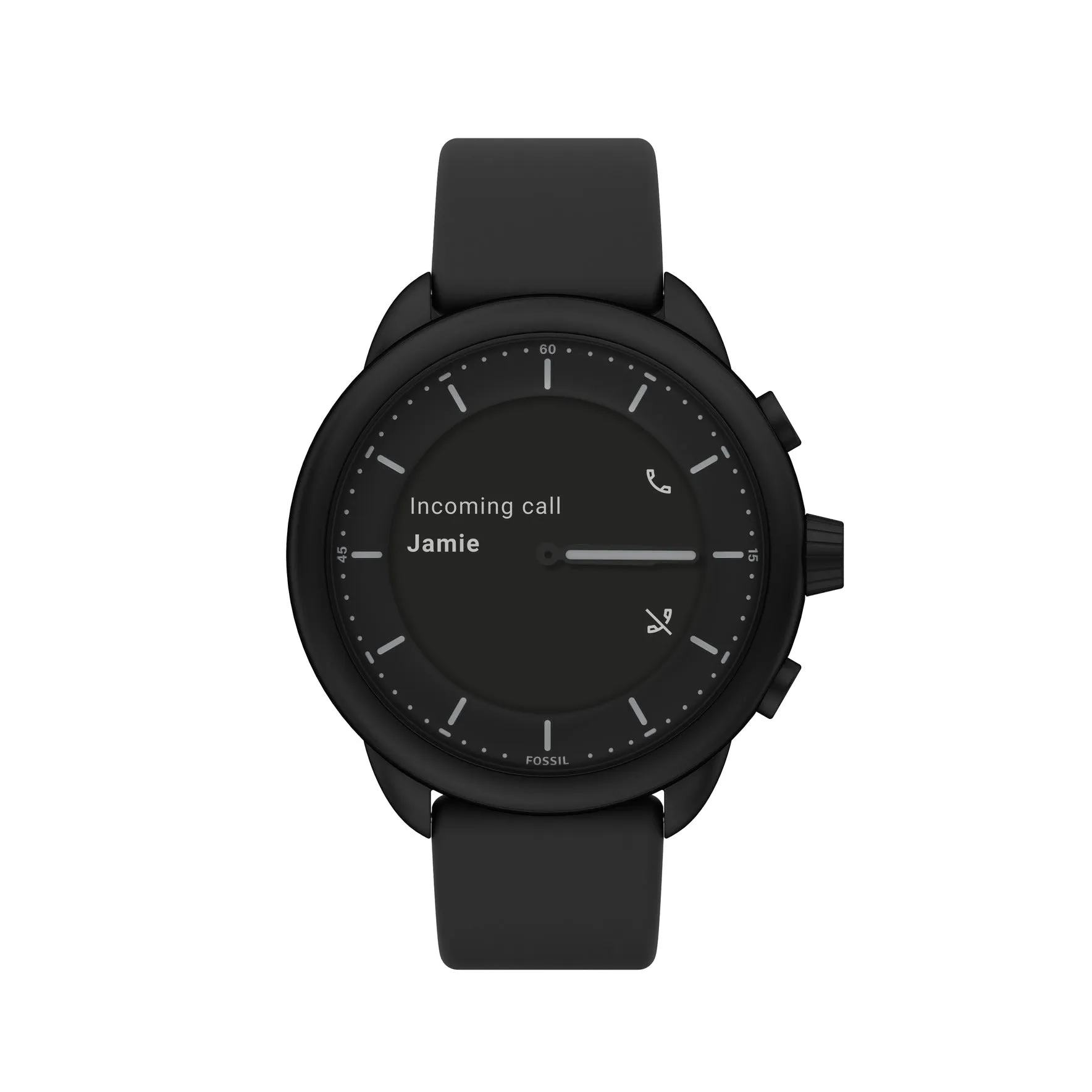 Gen 6 Wellness Edition Hybrid Smartwatch Black Silicone