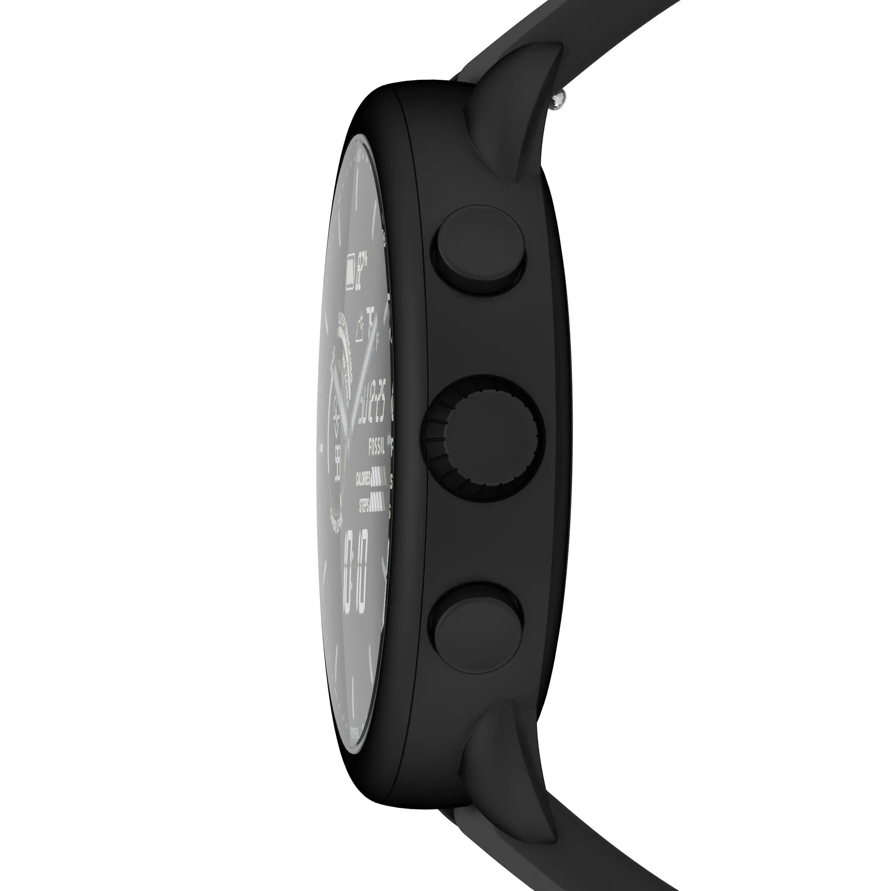 Gen 6 Wellness Edition Hybrid Smartwatch Black Silicone