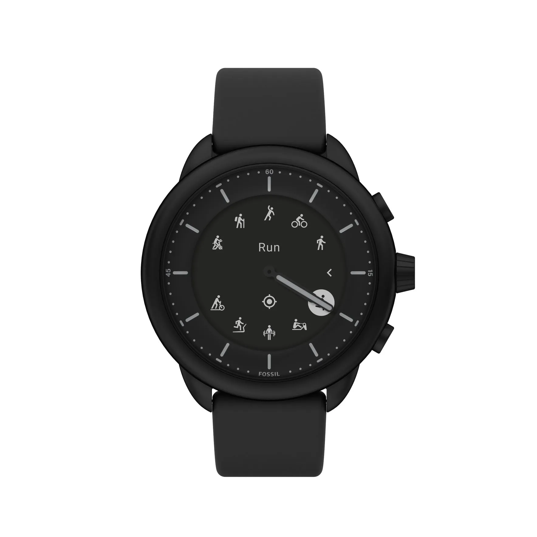 Gen 6 Wellness Edition Hybrid Smartwatch Black Silicone