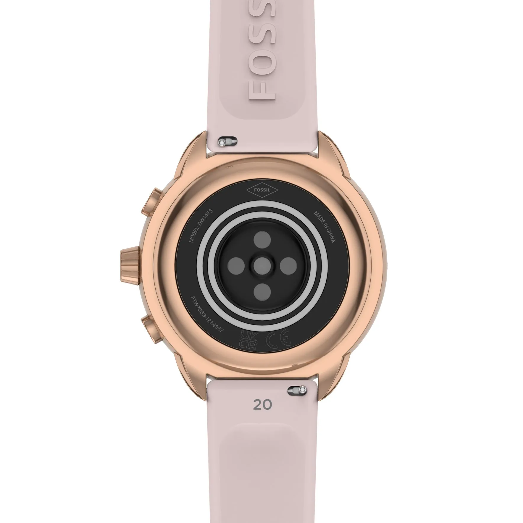 Gen 6 Wellness Edition Hybrid Smartwatch Blush Silicone