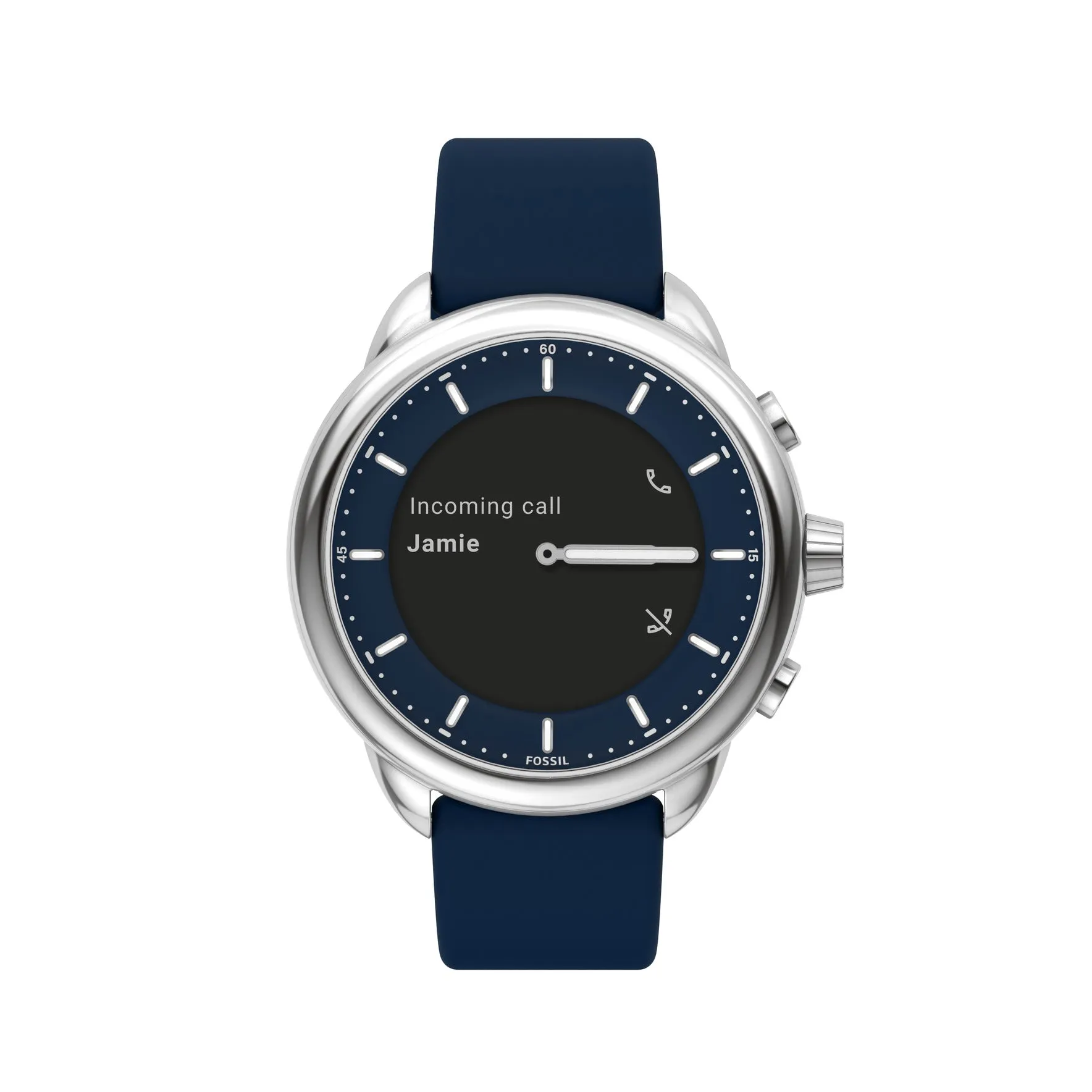 Gen 6 Wellness Edition Hybrid Smartwatch Navy Silicone