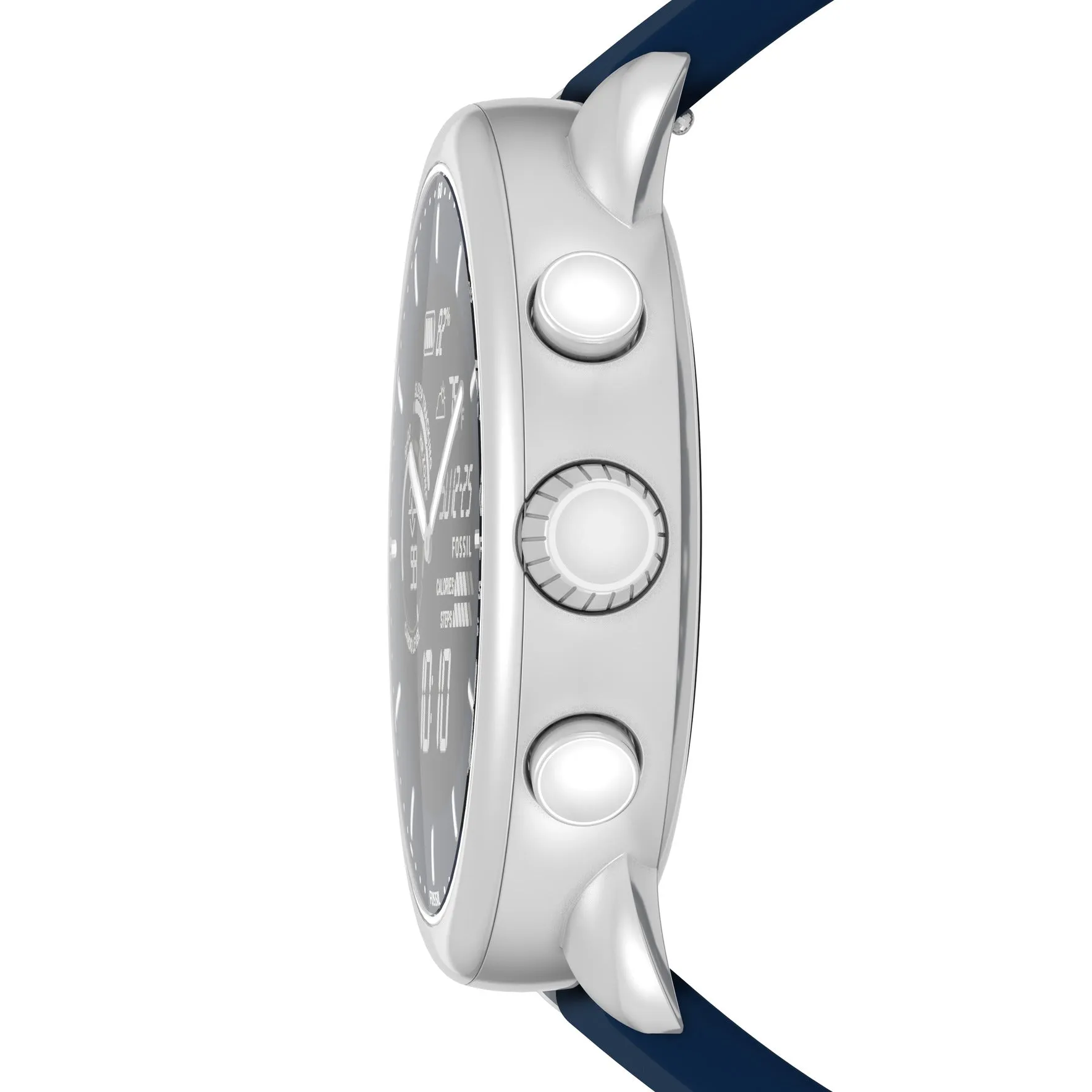 Gen 6 Wellness Edition Hybrid Smartwatch Navy Silicone
