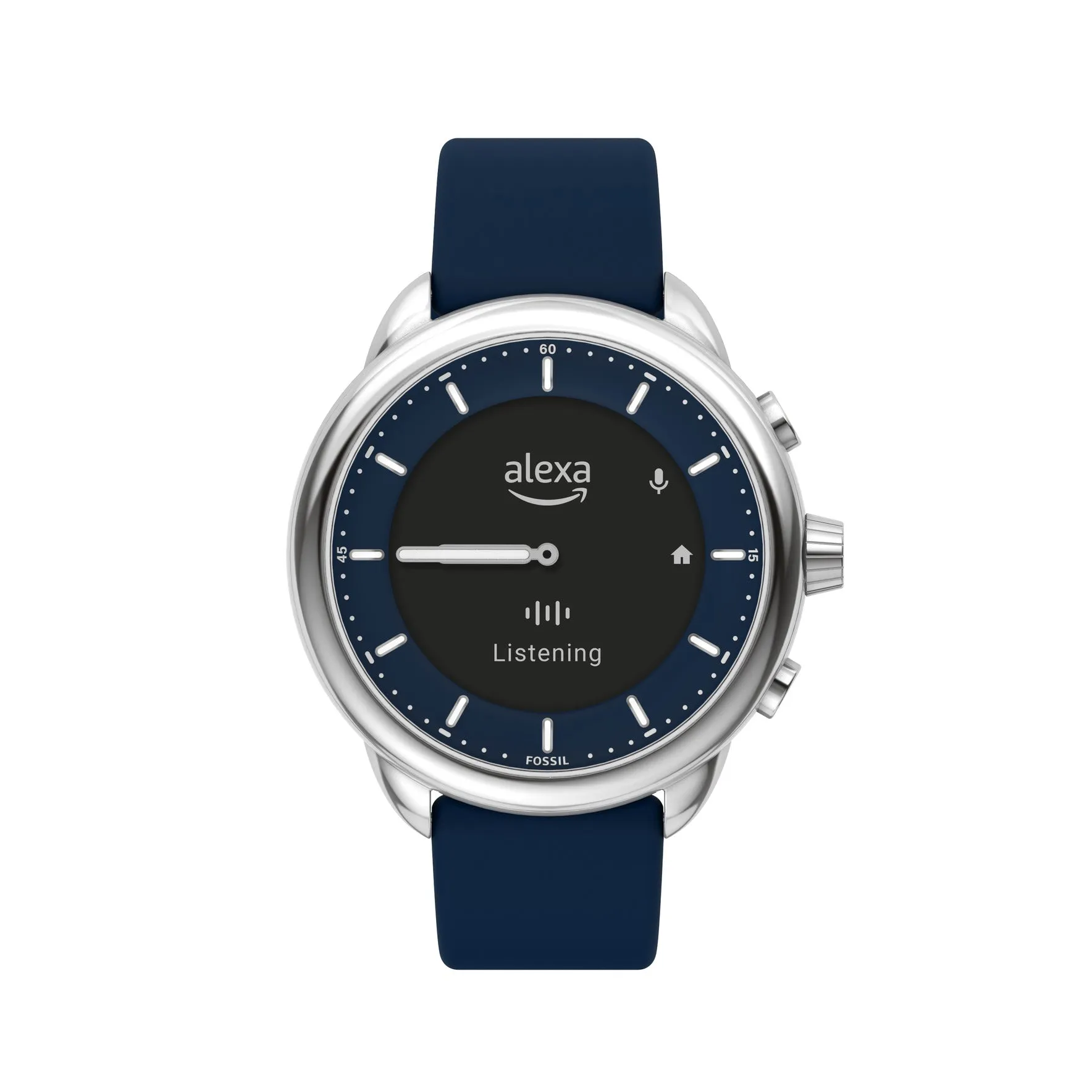 Gen 6 Wellness Edition Hybrid Smartwatch Navy Silicone