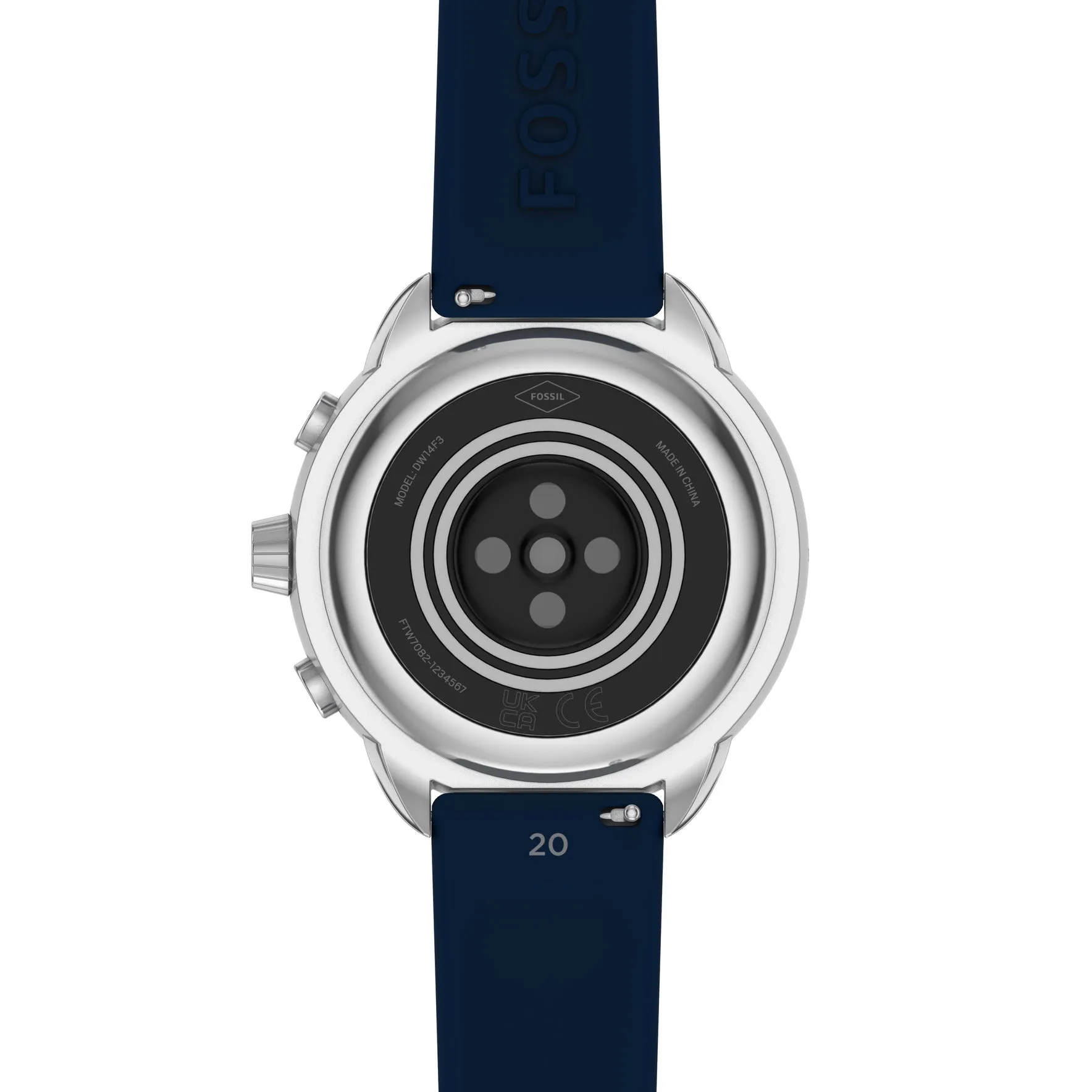 Gen 6 Wellness Edition Hybrid Smartwatch Navy Silicone