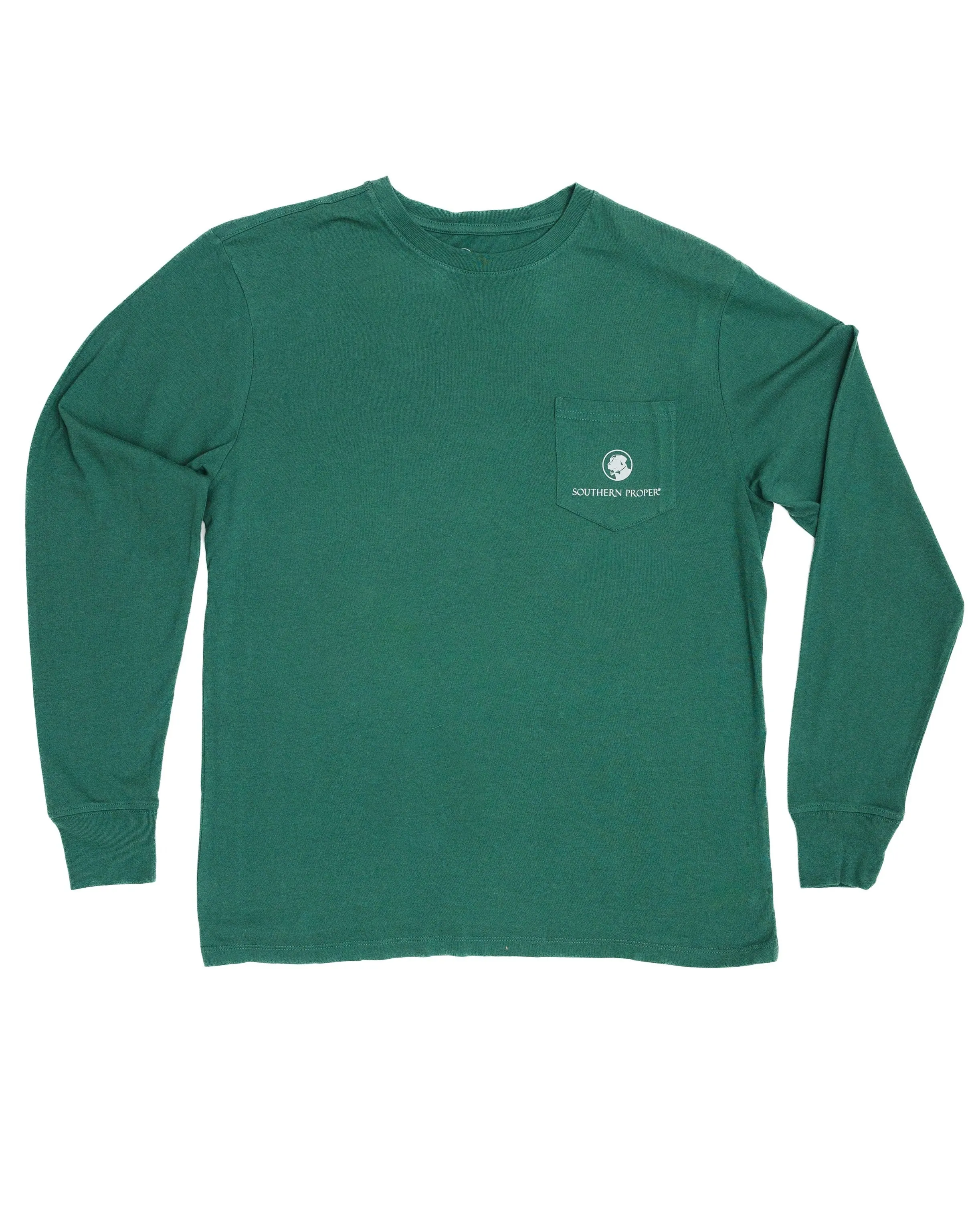 Get In The Spirit LS Tee: Pine