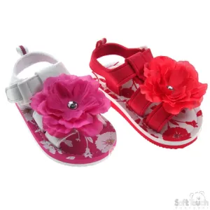 GIRLS FLORAL PRINT EVA SANDALS: E149